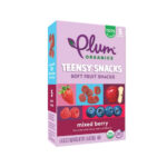 Plum Organics Teensy Snacks Soft Fruit Snacks for Toddlers