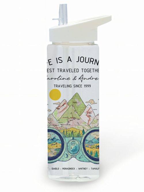 Personalized 25oz Acrylic Water Bottle Same Design as Your Wall Art 9