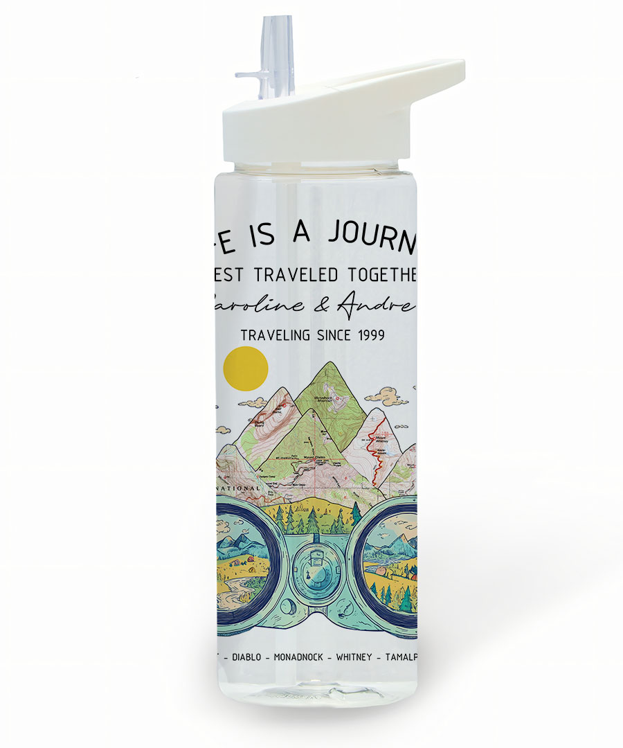 Personalized 25oz Acrylic Water Bottle Same Design as Your Wall Art 9