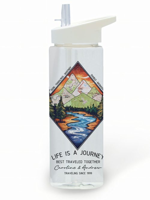 Personalized 25oz Acrylic Water Bottle Same Design as Your Wall Art 7