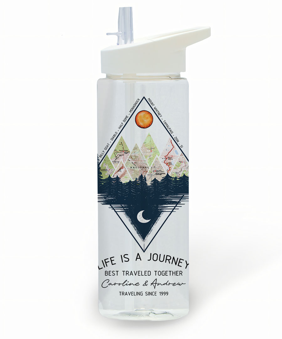 Personalized 25oz Acrylic Water Bottle Same Design as Your Wall Art 6