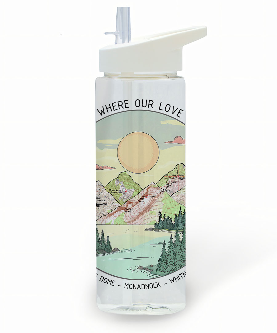 Personalized 25oz Acrylic Water Bottle Same Design as Your Wall Art 4