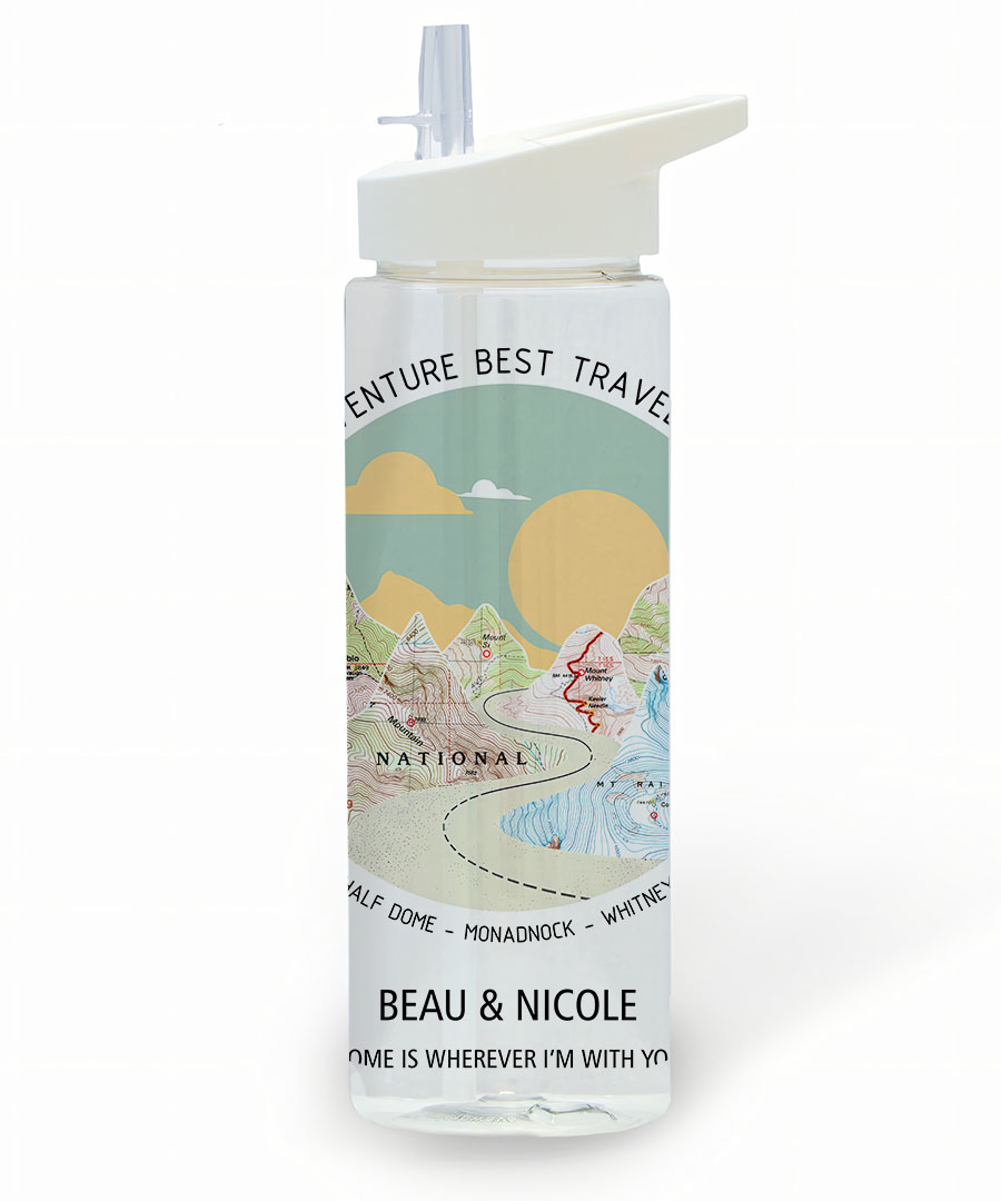 Personalized 25oz Acrylic Water Bottle Same Design as Your Wall Art 3