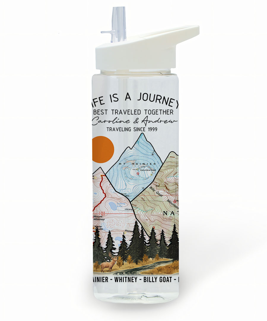 Personalized 25oz Acrylic Water Bottle Same Design as Your Wall Art 2