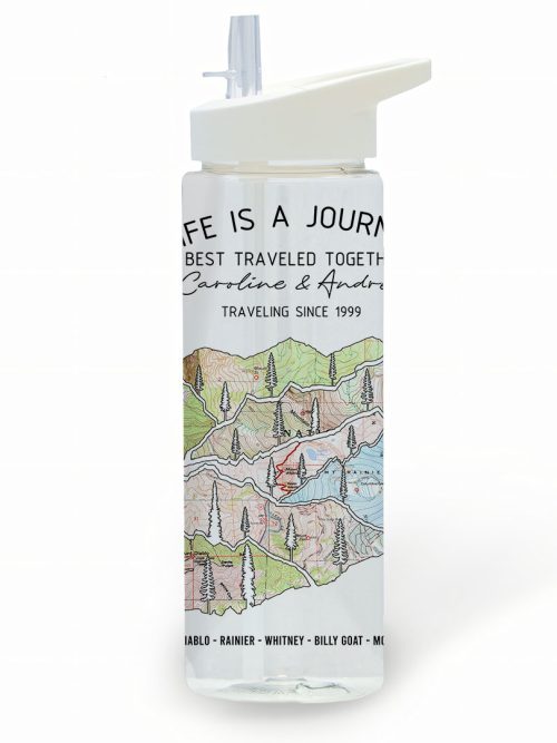 Personalized 25oz Acrylic Water Bottle Same Design as Your Wall Art 1