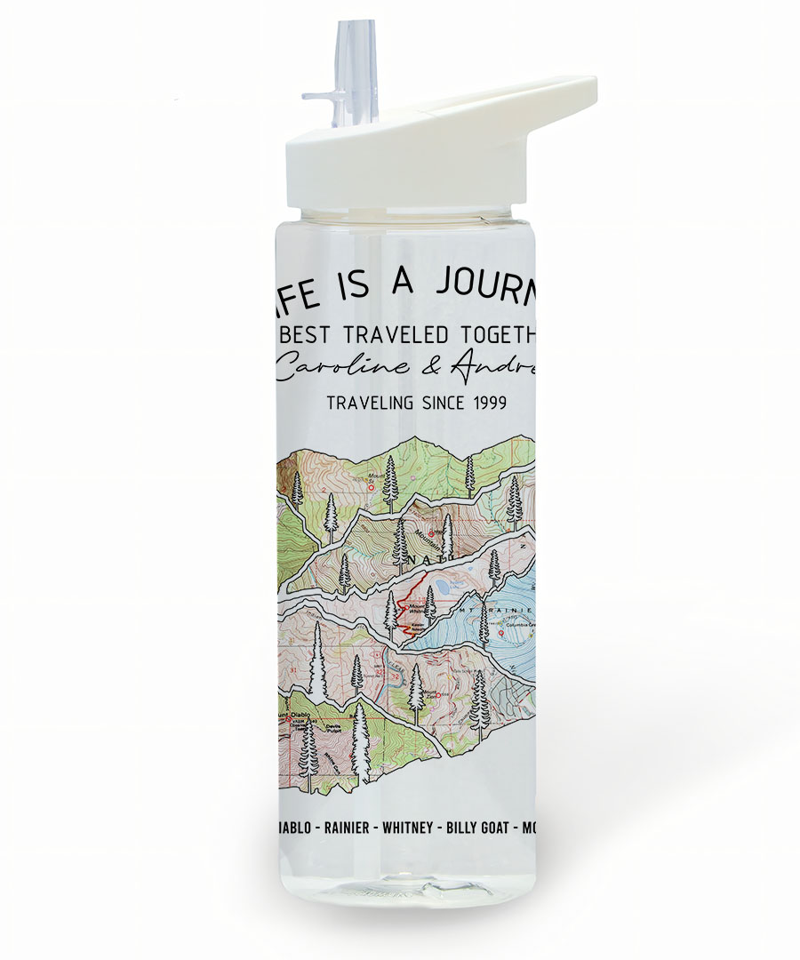 Personalized 25oz Acrylic Water Bottle Same Design as Your Wall Art 1