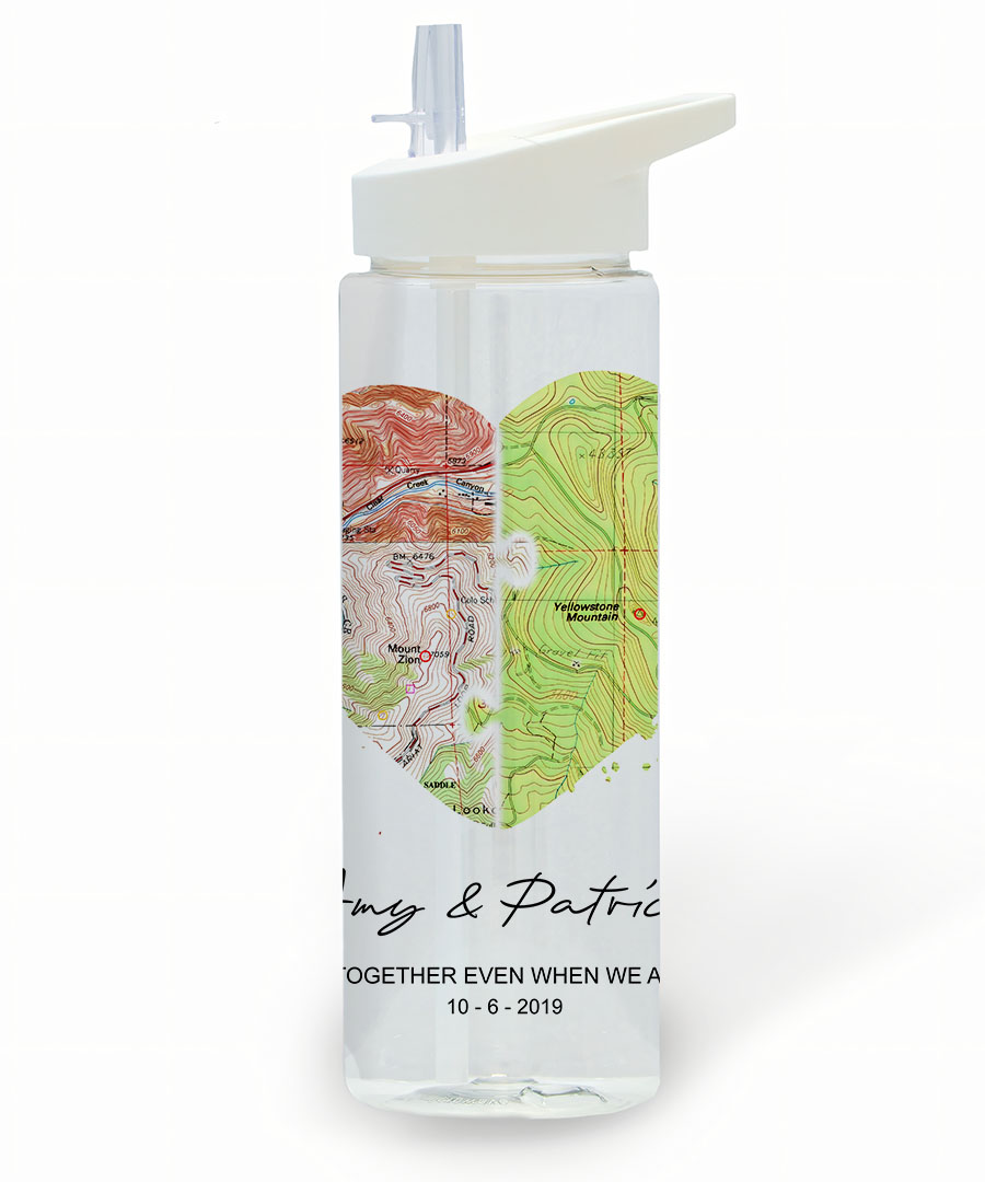 Personalized 25oz Acrylic Water Bottle Same Design as Your Wall Art 11