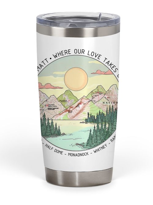 Personalized 20oz Fat Tumbler Same Design as Your Wall Art 3