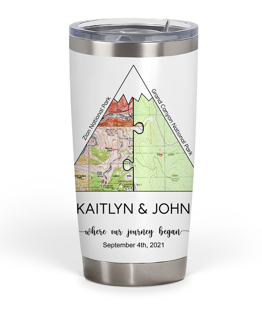 Personalized 20oz Fat Tumbler Same Design as Your Wall Art 21