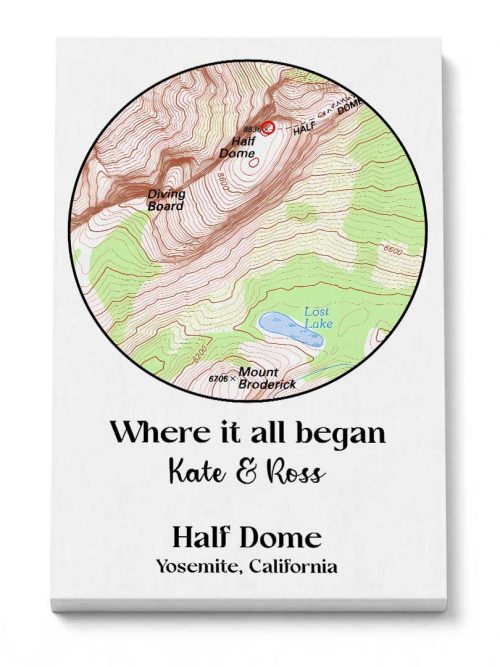 Wildtify Personalized Map Canvas Where It All Began Custom Travel Wall Art Gift