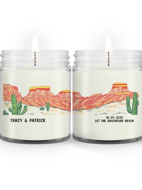 Personalized 16oz Soy Wax Candle Same Design as Your Wall Art 4