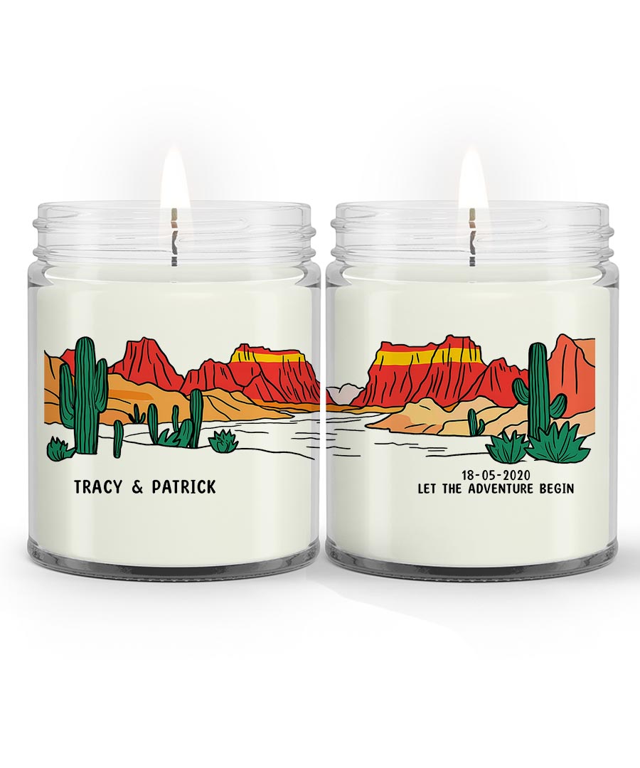 Personalized 16oz Soy Wax Candle Same Design as Your Wall Art 5