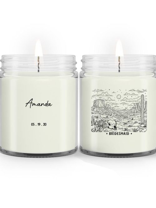 Personalized 16oz Soy Wax Candle Same Design as Your Wall Art 6