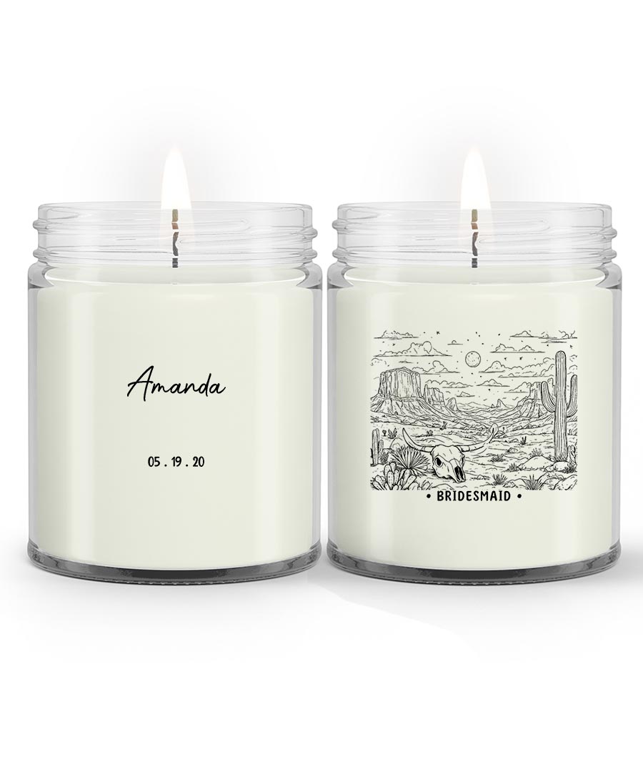 Personalized 16oz Soy Wax Candle Same Design as Your Wall Art 6