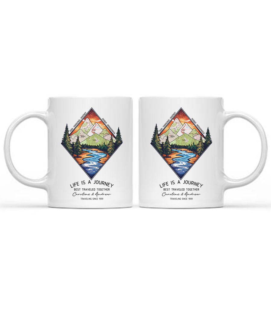 Personalized 15oz White Mug Same Design as Your Wall Art 11
