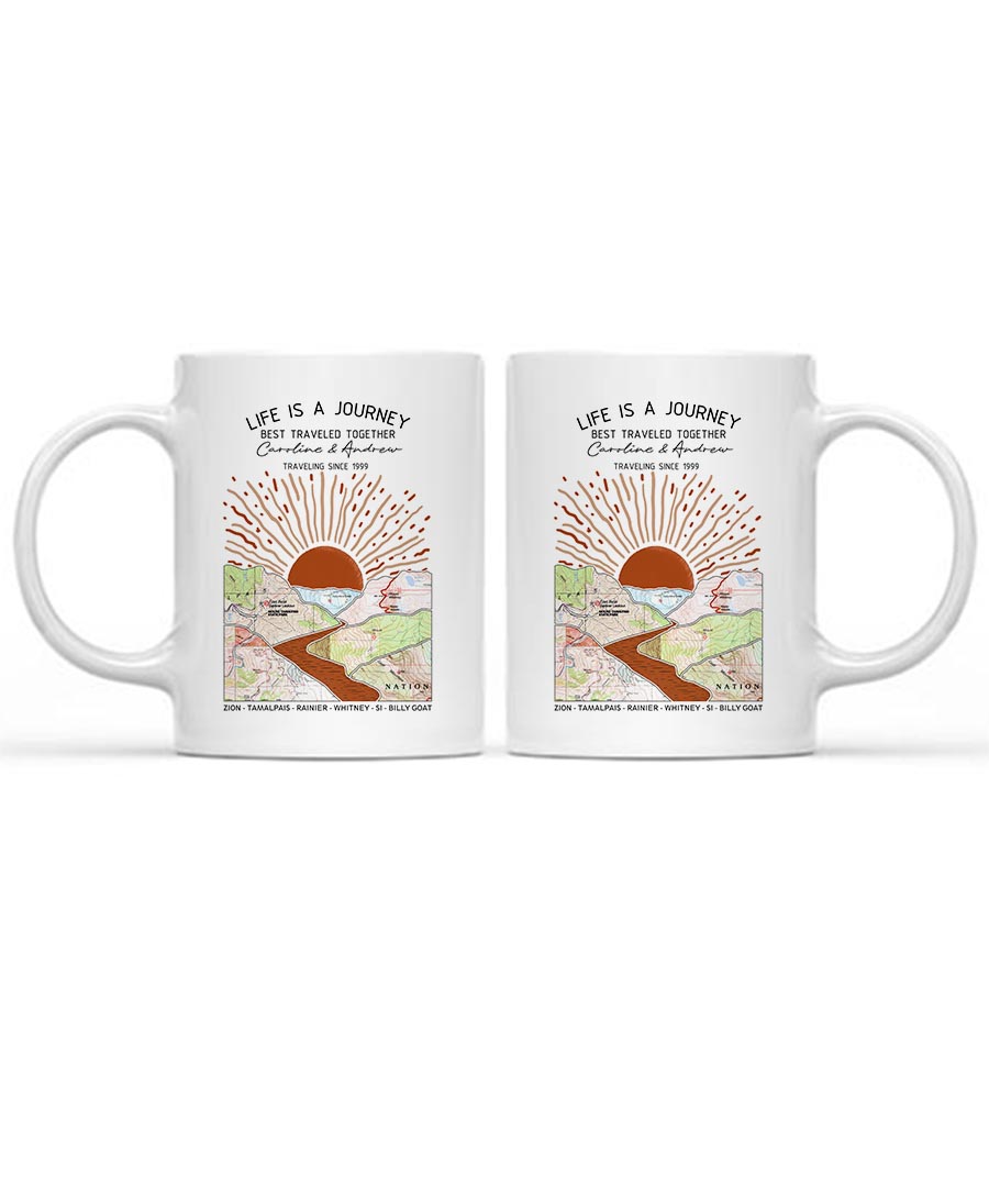 Personalized 15oz White Mug Same Design as Your Wall Art 2