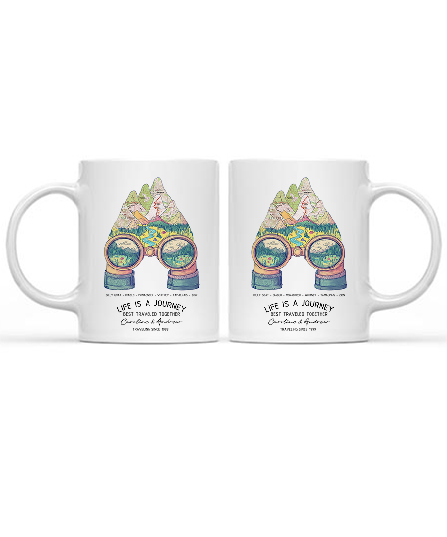 Personalized 15oz White Mug Same Design as Your Wall Art 14