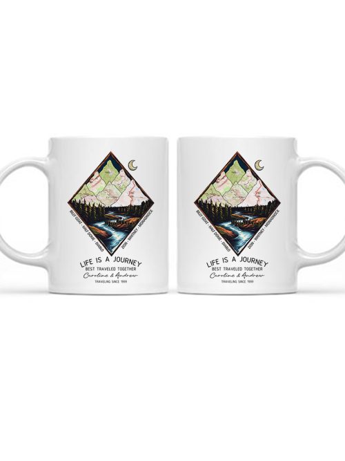 Personalized 15oz White Mug Same Design as Your Wall Art 17