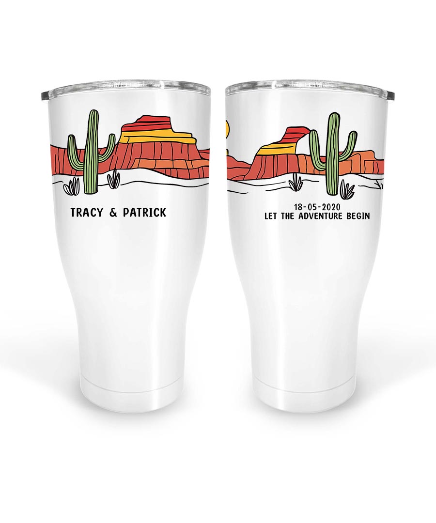 Wildtify Hiking Desert Landscape Personalized Cactus Adventure Mug