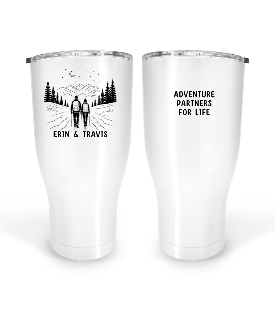 Wildtify Hiking Adventure Partners For Life Personalized Mug