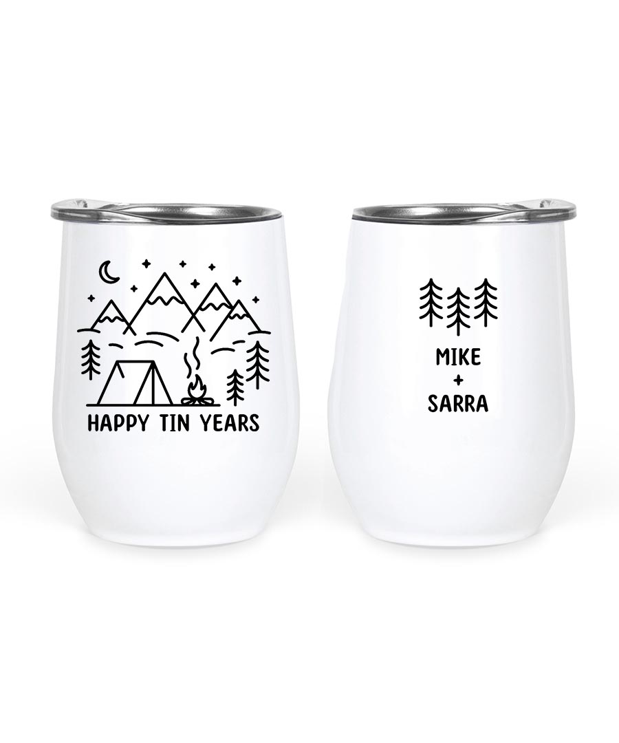 Wildtify Hiking Night Campfire Mountain Personalized Mug