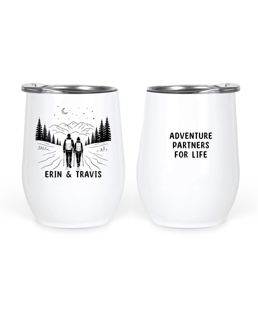 Wildtify Hiking Adventure Partners For Life Personalized Mug