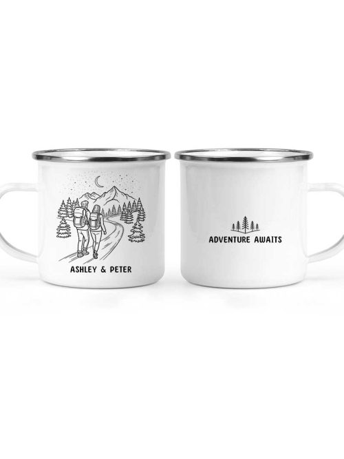 Wildtify Hiking Adventure Awaits Customized Mug