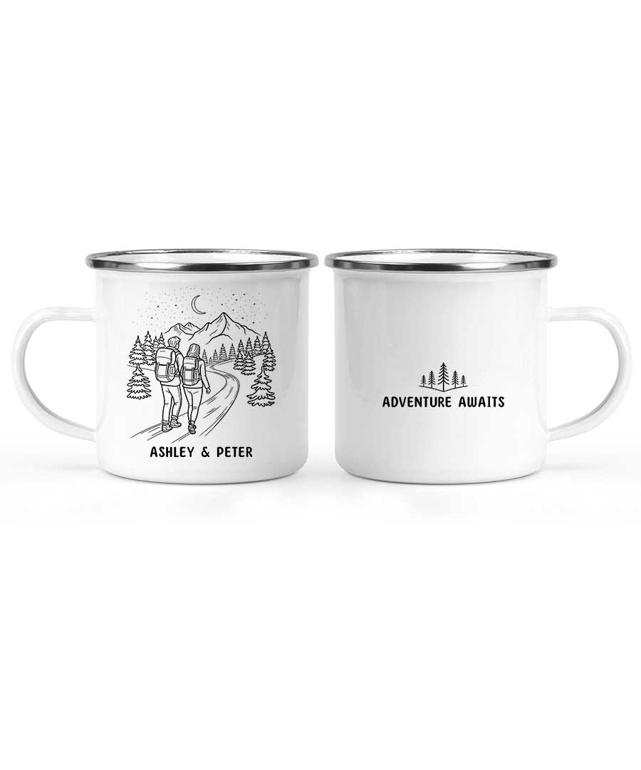 Wildtify Hiking Adventure Awaits Customized Mug