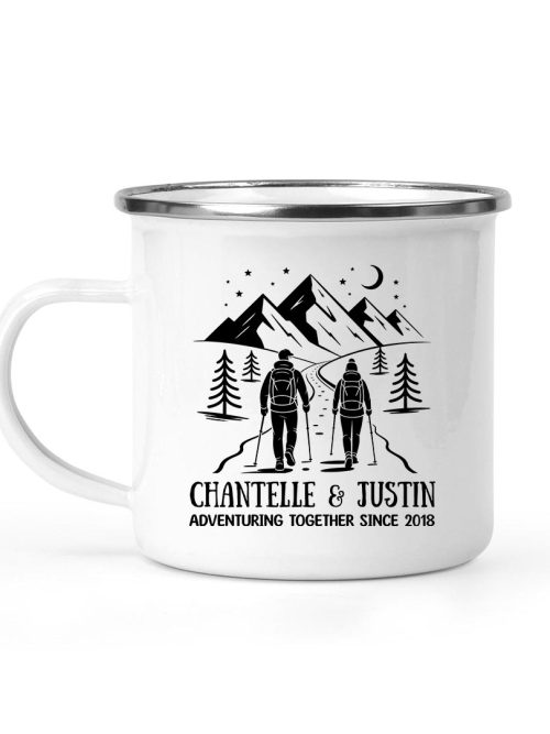 Wildtify Hiking Night Adventuring Together Since Personalized Mug
