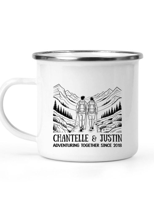 Wildtify Hiking Adventuring Together Since Customized Mug