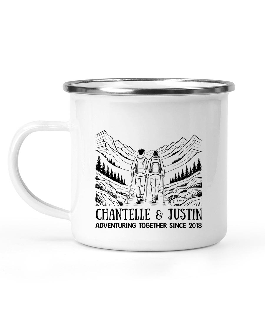 Wildtify Hiking Adventuring Together Since Customized Mug