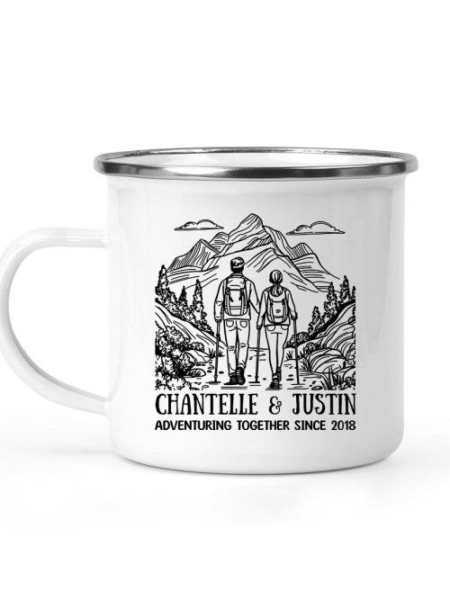 Wildtify Hiking Mountain Adventuring Together Since Customized Mug