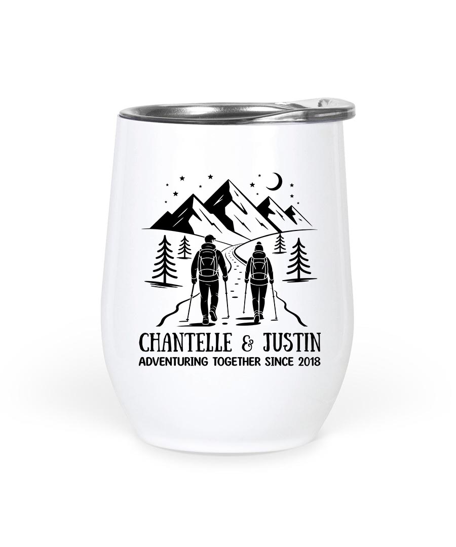 Wildtify Hiking Night Adventuring Together Since Personalized Mug