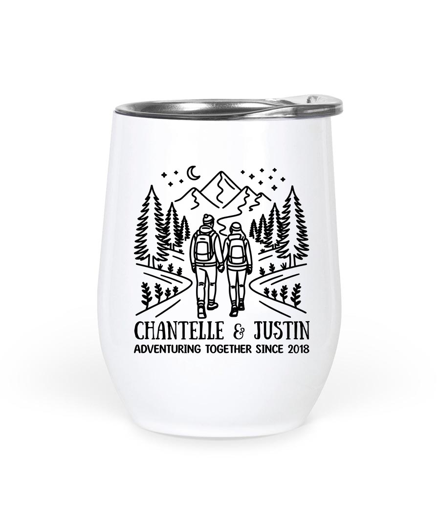 Wildtify Adventuring Together Since Hiking Personalized Mug