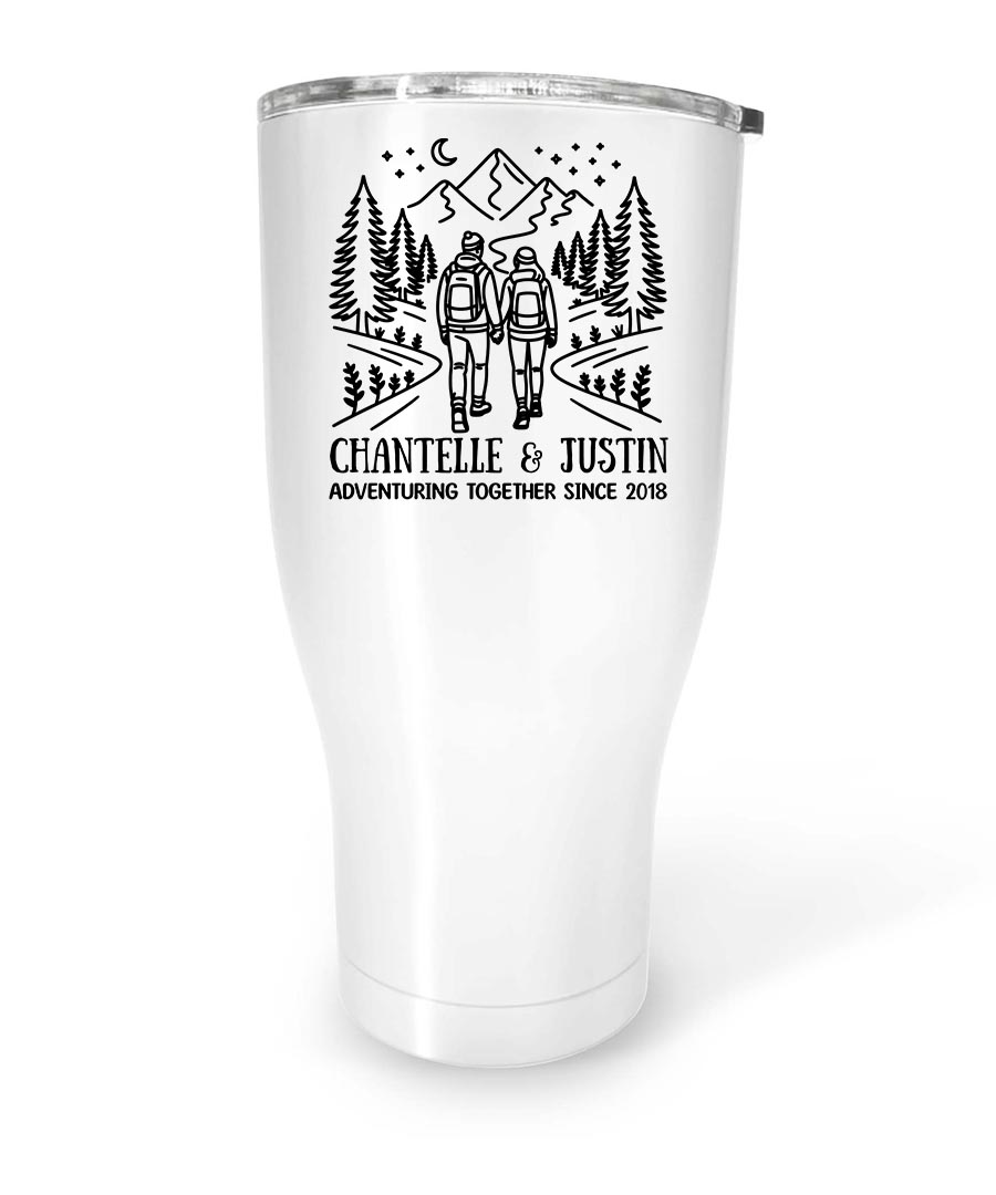 Wildtify Adventuring Together Since Hiking Personalized Mug