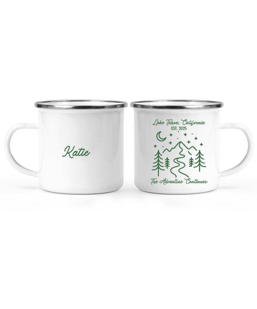Wildtify Hiker Adventure In Mountain Night Customized Mug