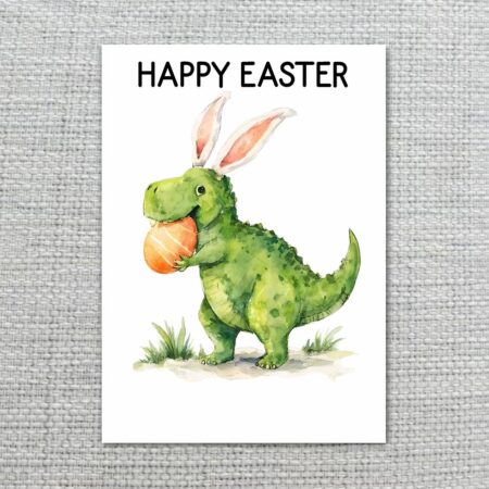 AdorableTRexHoldingEggCardCreativeMonsterEaster2.jpg