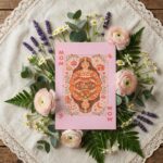 Boho Mom Wow Playing Card Style Vintage Pink Floral Art Instant Download Greeting