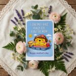 I Couldnt Have Asked For A Butter Mom Butter On Waffle Pun Quick Download Greeting Card