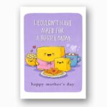 I Couldnt Have Asked For A Butter Mom Purple Toast Pun Instant Download 5X7 Greeting Template