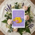 I Couldnt Have Asked For A Butter Mom Purple Toast Pun Instant Download 5X7 Greeting Template