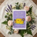 I Couldnt Have Asked For A Butter Mom Toast Pun Editable Botanical Gift Card