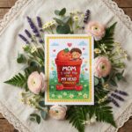 Mom I Love You From My Head Tomatoes Funny Mothers Day Pun High Quality Digital Stationery