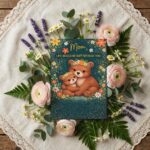 Mom Life Would Be Ruff Without You Bears Forest Flowers Downloadable Home Print Card