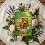 Mom Life Would Be Ruff Without You Bears Forest Flowers Basket Customizable Printable Celebration Card