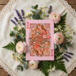 Mom Playing Card Queen Design Pink Ornate Illustration Instant Access Editable Stationery