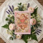 Mom Playing Card Queen Style Mother Baby Ornate Art Instant Access Greeting Card