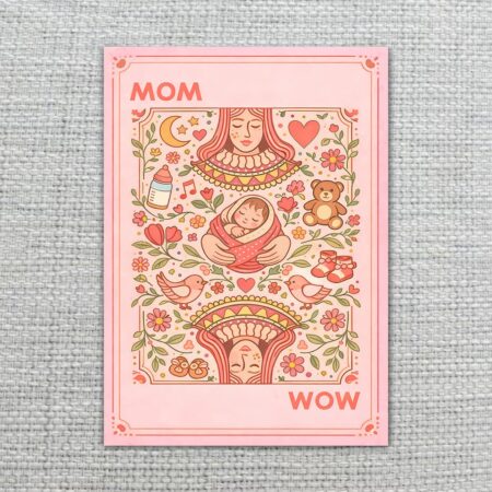 MomWowPlayingCardStyleRetroPinkRedFlowerIllustration2.jpg