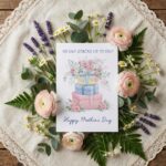 No One Stacks Up To You Gift Boxes Floral Illustration Instant Delivery Digital Card