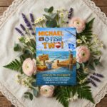 Ofishally Two Fishing Boat Dock Lake Sky Instant Digital Download Card